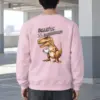 "Tea Rannosaurus" Heavy Blend Unisex Crewneck Sweatshirt