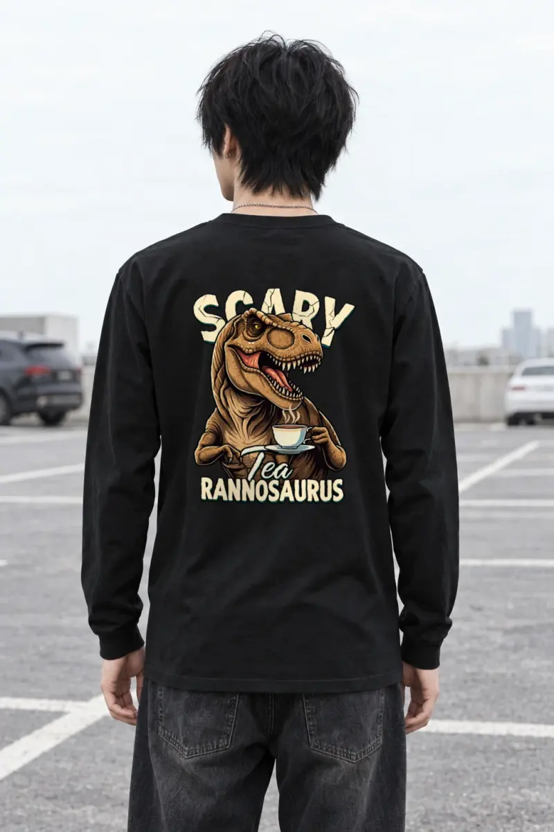 "Tea Rex Society" Unisex Longsleeve T-shirt
