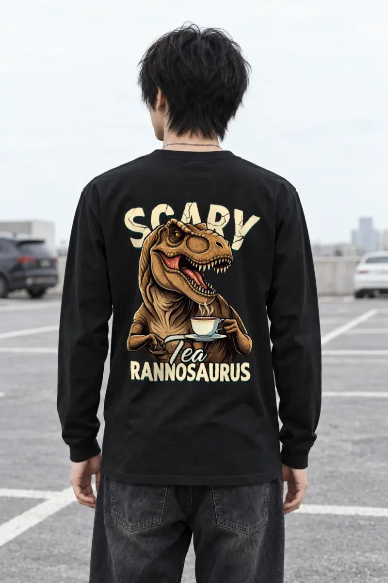 "Tea Rex Society" Unisex Longsleeve T-shirt