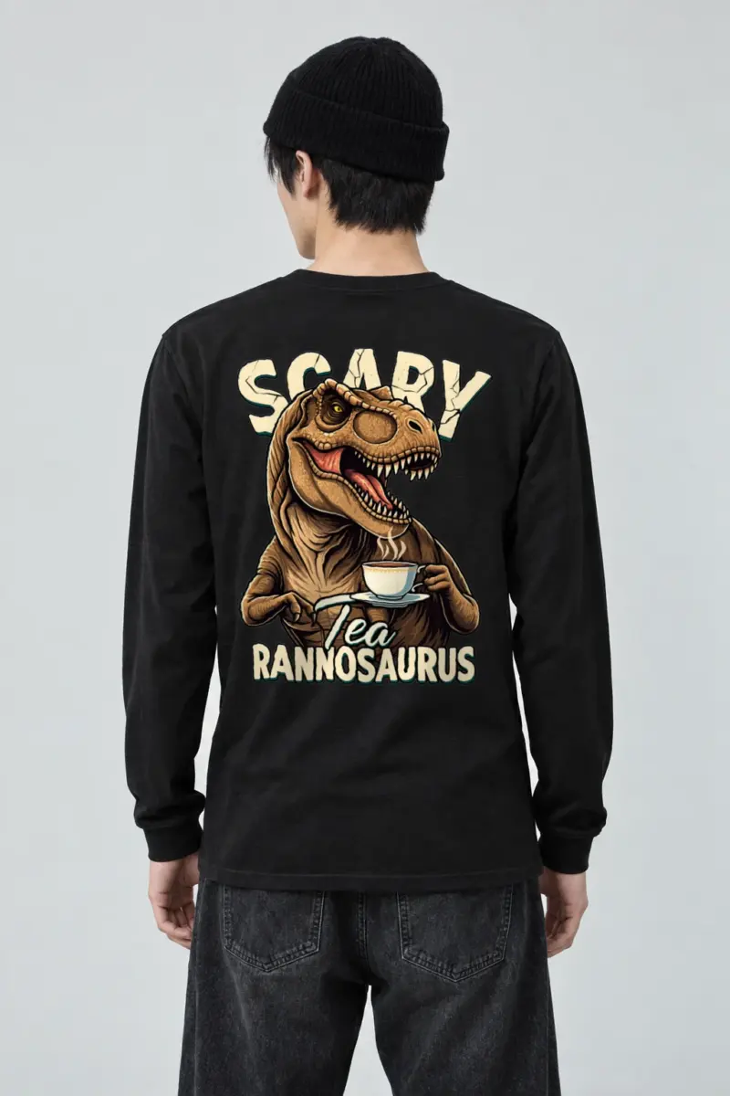 "Tea Rex Society" Unisex Longsleeve T-shirt