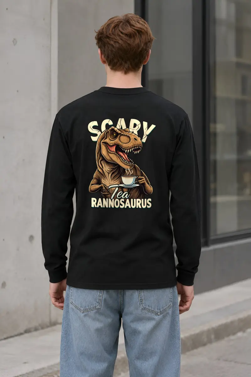 "Tea Rex Society" Unisex Longsleeve T-shirt