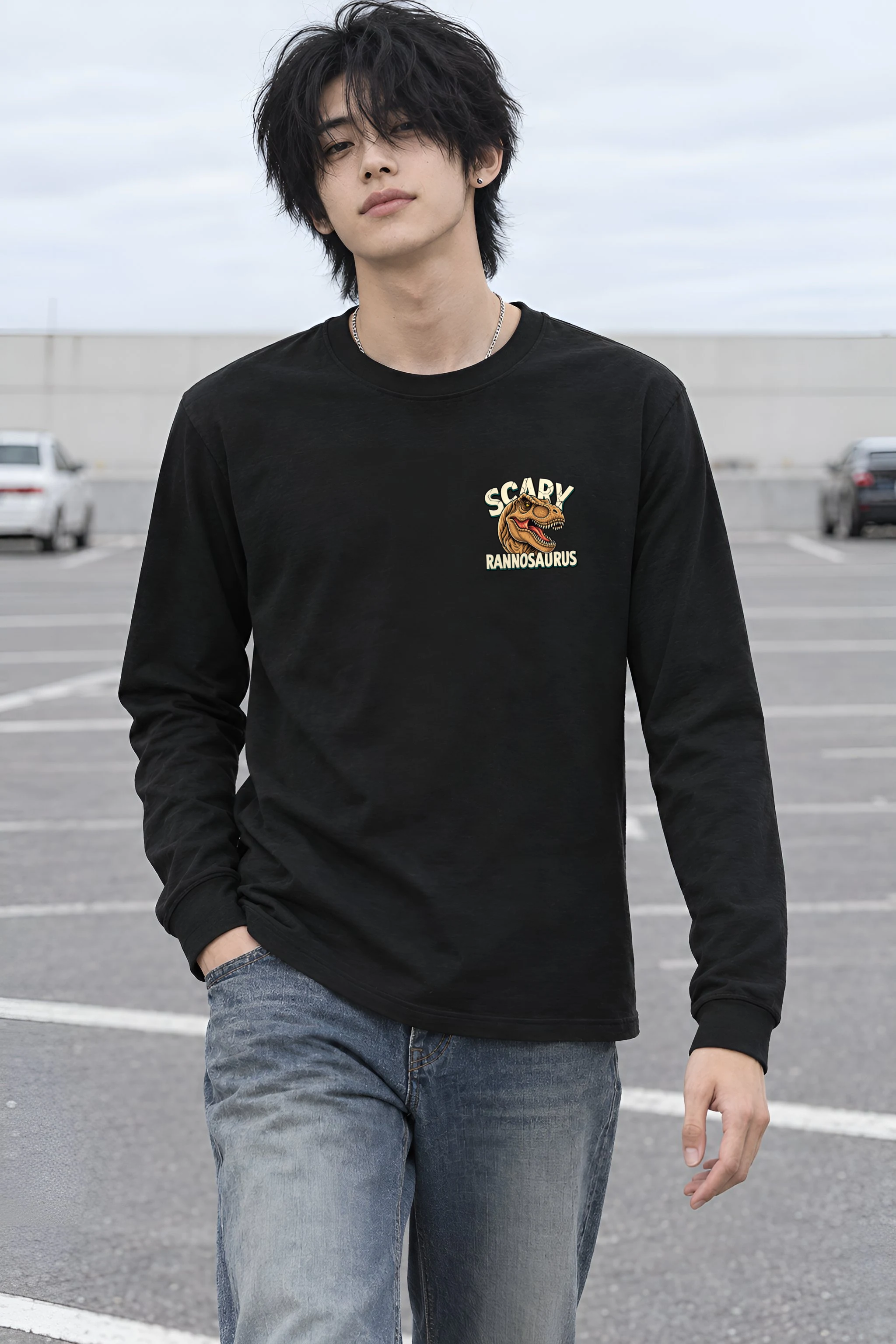 "Tea Rex Society" Unisex Longsleeve T-shirt