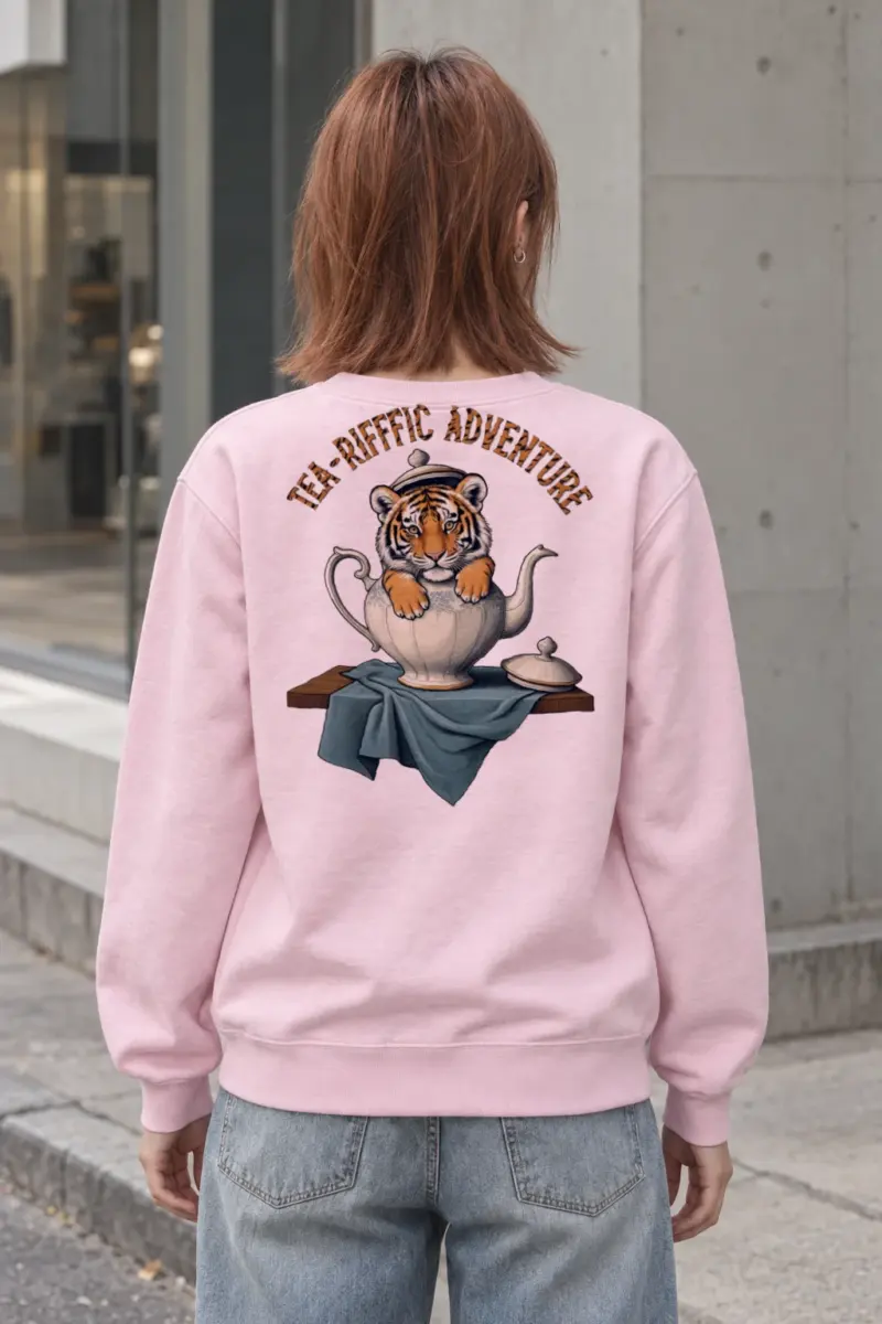 "Tea-Riffic Adventure" Heavy Blend Unisex Crewneck Sweatshirt