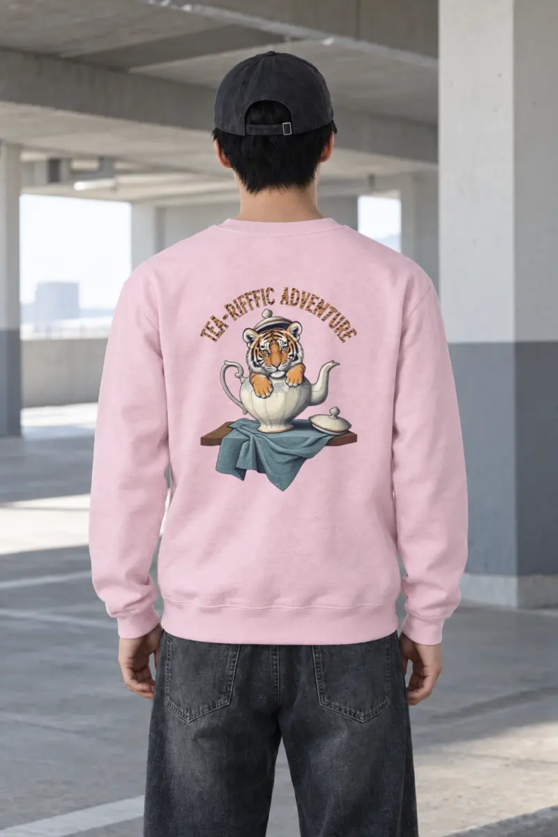 "Tea-Riffic Adventure" Heavy Blend Unisex Crewneck Sweatshirt