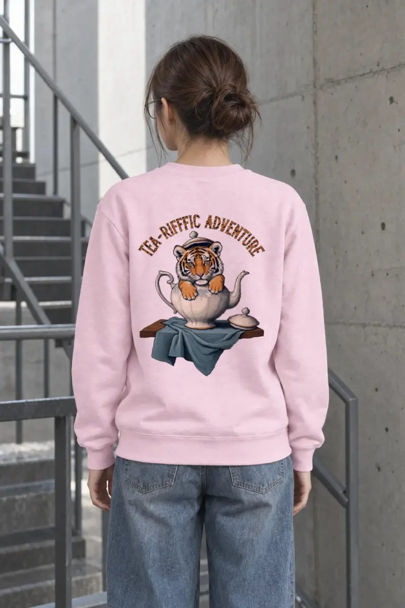 "Tea-Riffic Adventure" Heavy Blend Unisex Crewneck Sweatshirt