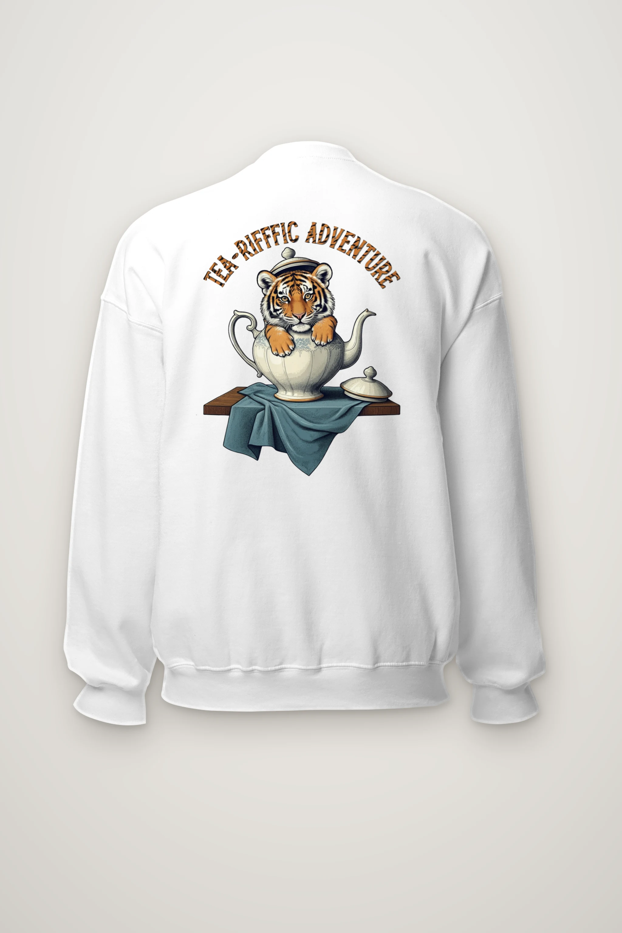 "Tea-Riffic Adventure" Heavy Blend Unisex Crewneck Sweatshirt