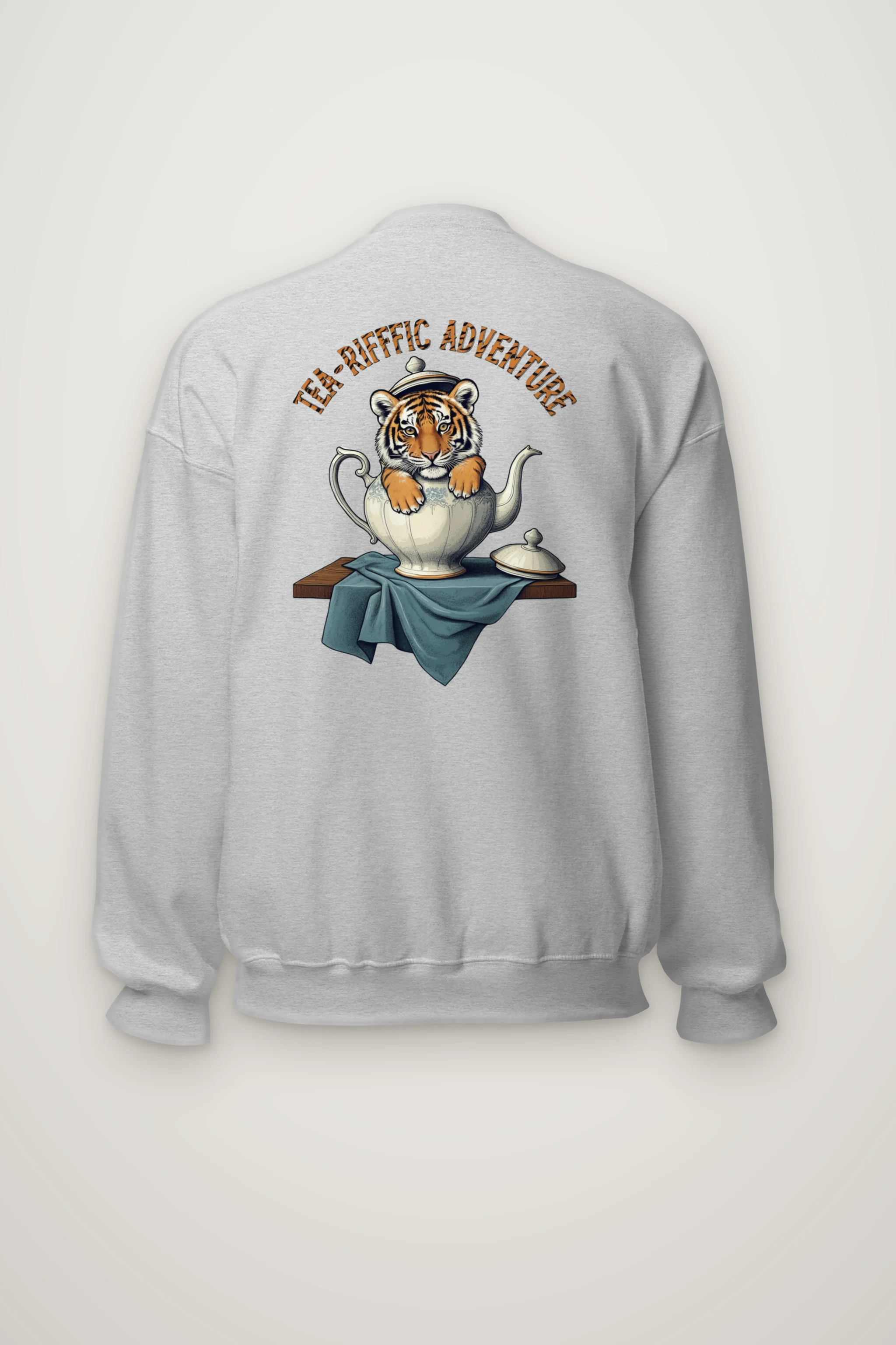 "Tea-Riffic Adventure" Heavy Blend Unisex Crewneck Sweatshirt