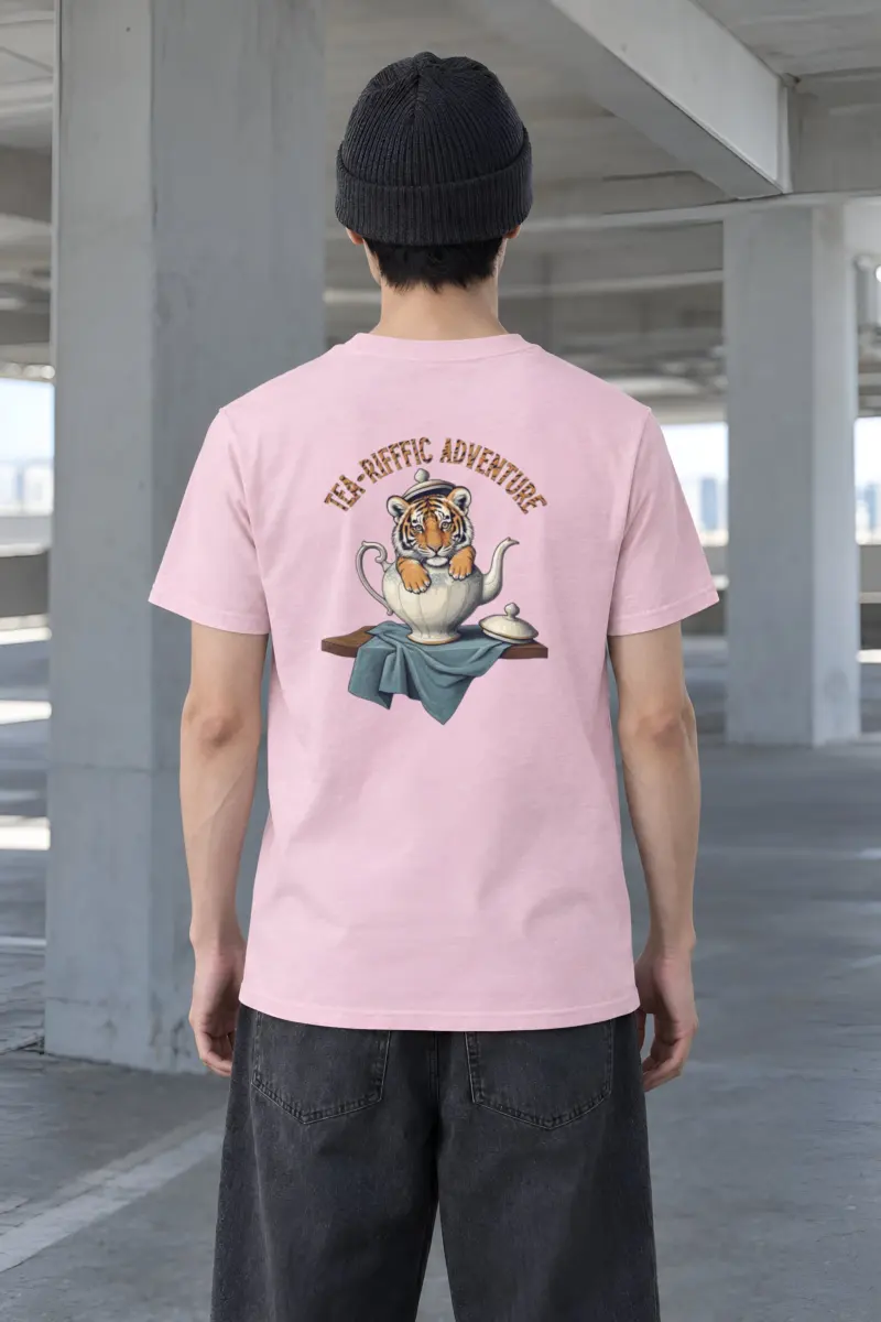 "Tea-Riffic Adventure" Heavyweight Unisex Crewneck T-shirt