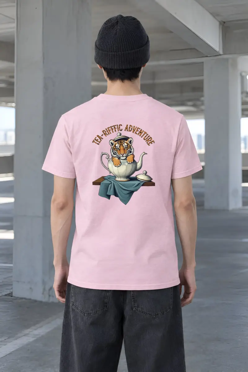 "Tea-Riffic Adventure" Heavyweight Unisex Crewneck T-shirt