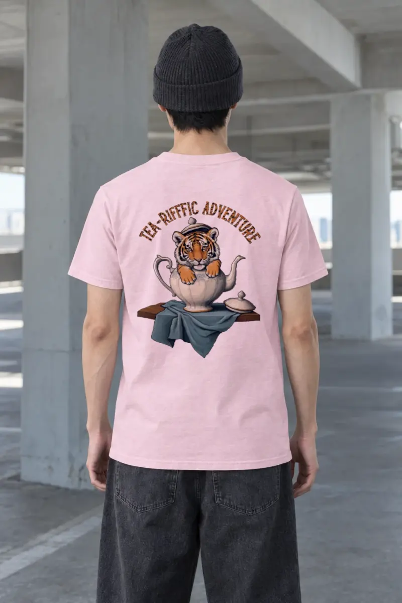 "Tea-Riffic Adventure" Heavyweight Unisex Crewneck T-shirt