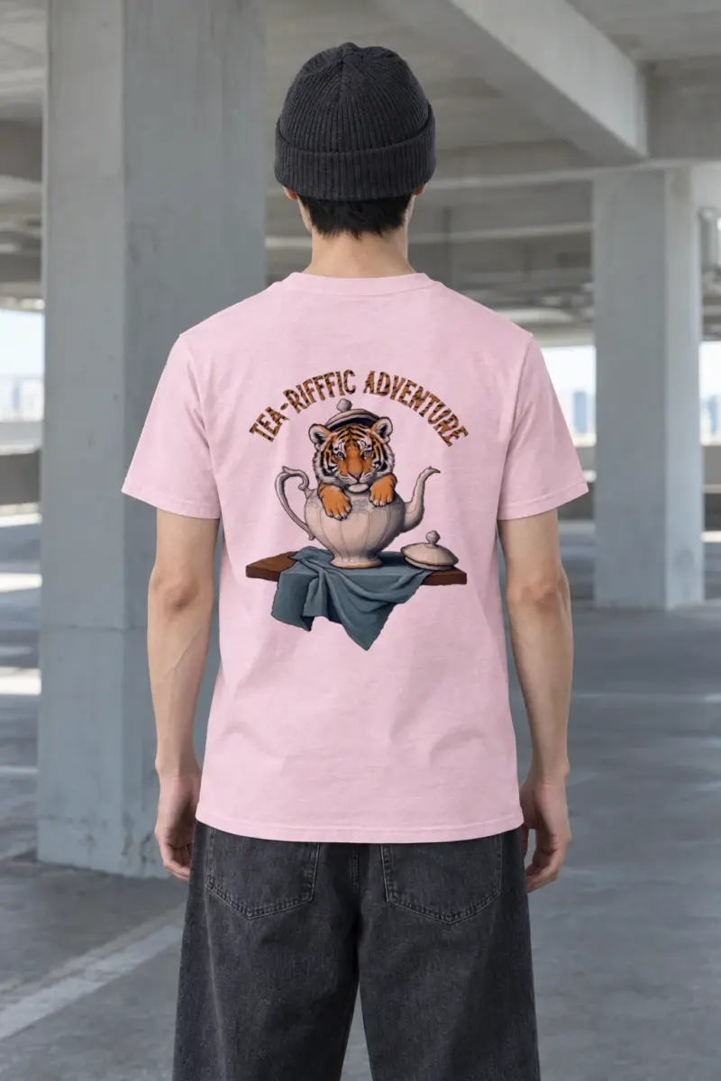 "Tea-Riffic Adventure" Heavyweight Unisex Crewneck T-shirt