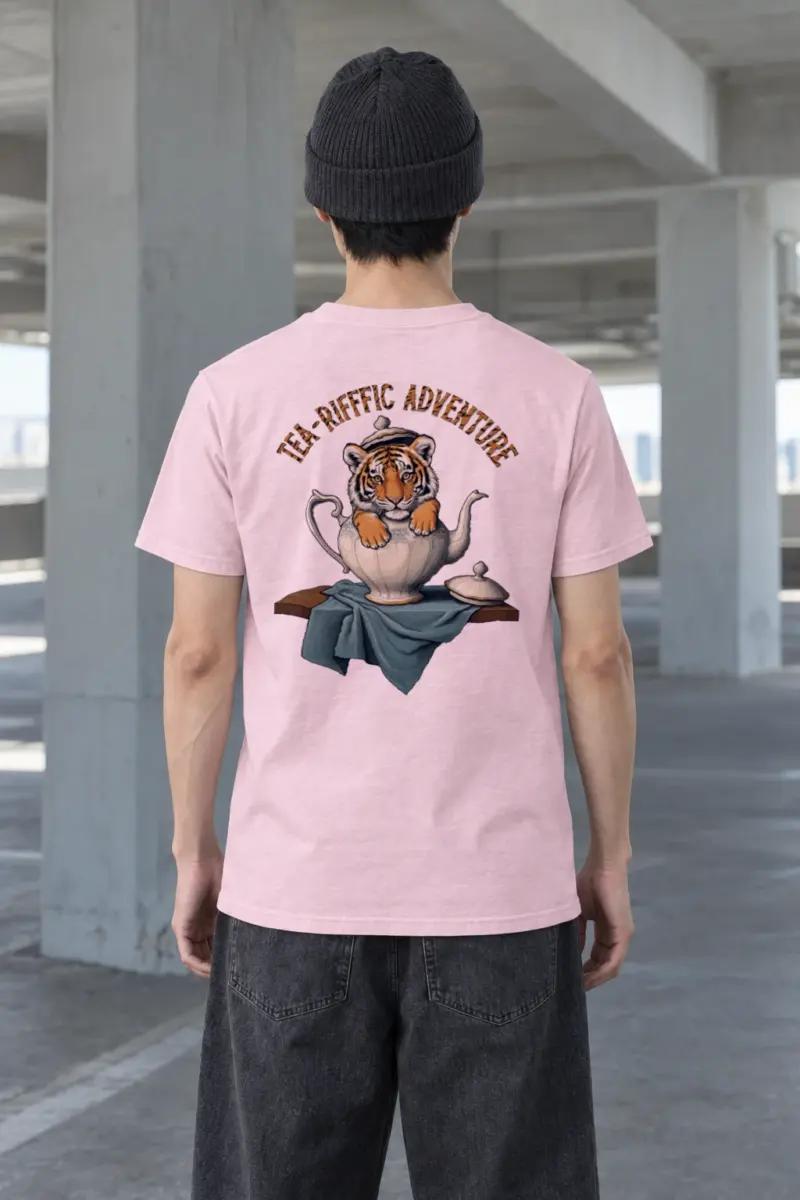 "Tea-Riffic Adventure" Heavyweight Unisex Crewneck T-shirt