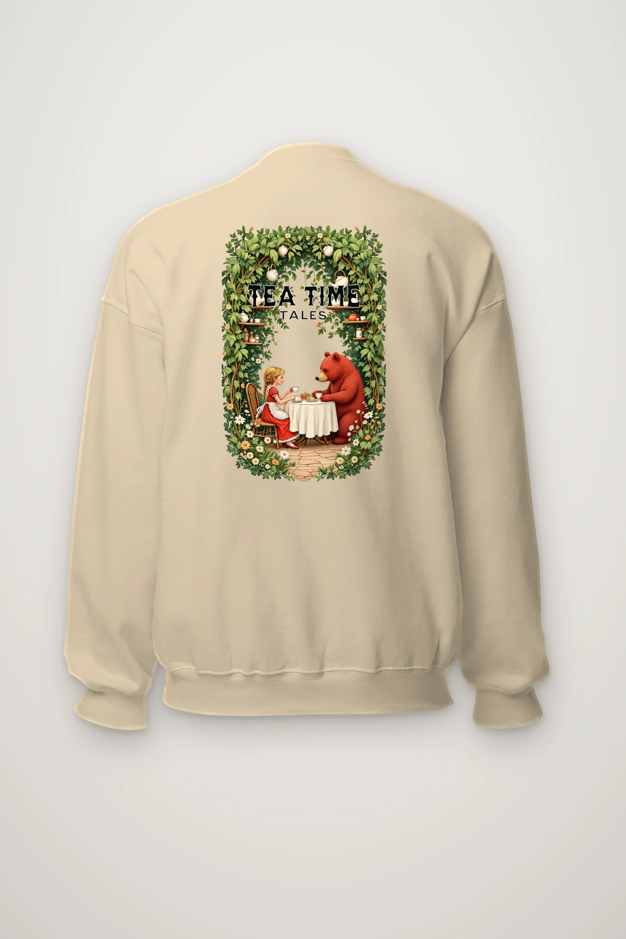 "Tea Time Tales" Heavy Blend Unisex Crewneck Sweatshirt