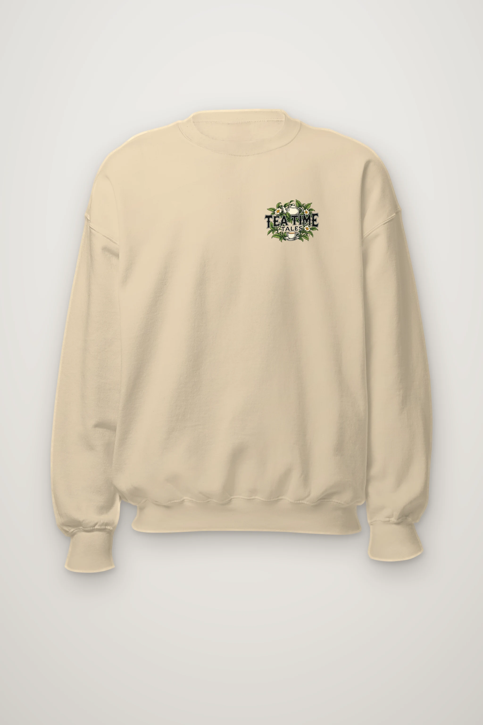 "Tea Time Tales" Heavy Blend Unisex Crewneck Sweatshirt