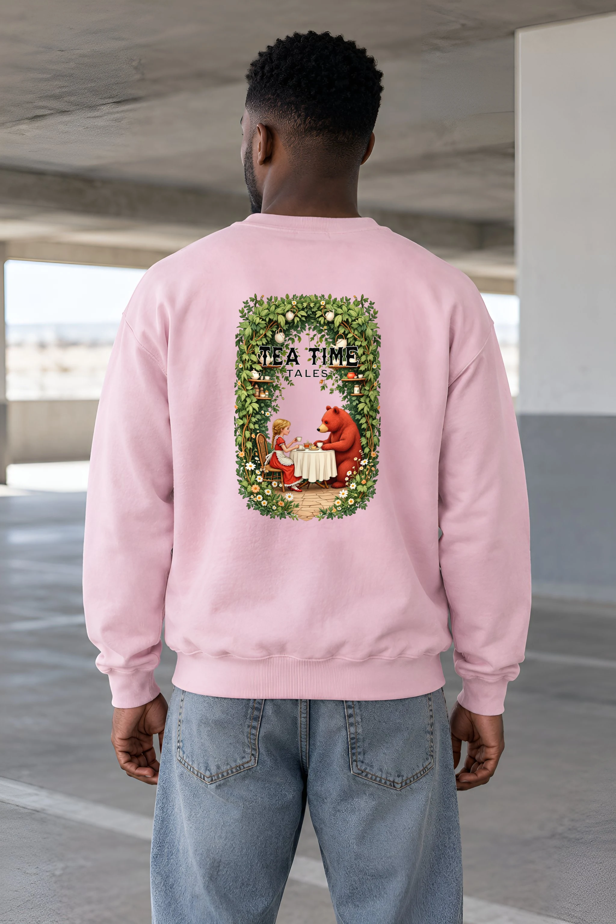 "Tea Time Tales" 1 Crewneck Sweatshirt