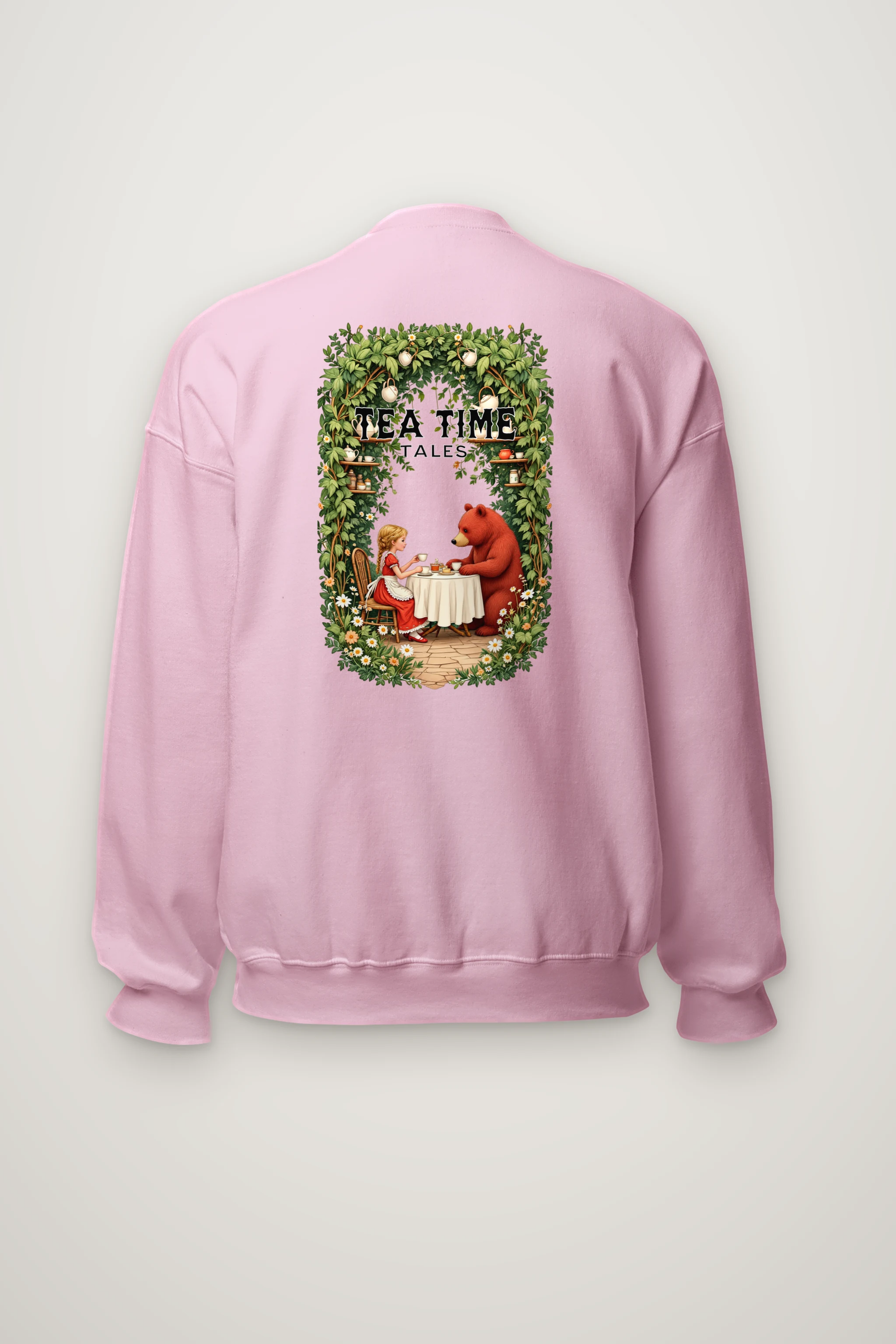 "Tea Time Tales" Heavy Blend Unisex Crewneck Sweatshirt