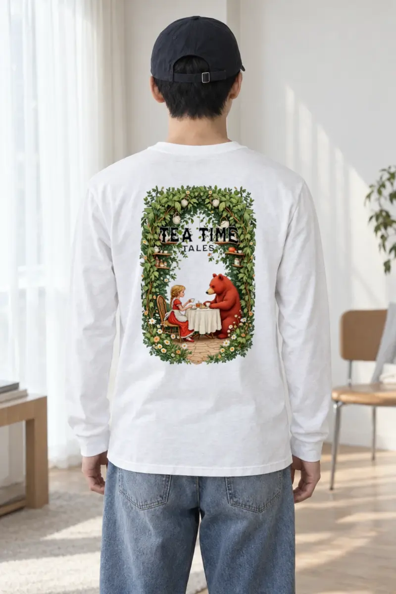 "Tea Time Tales" Unisex Longsleeve T-shirt