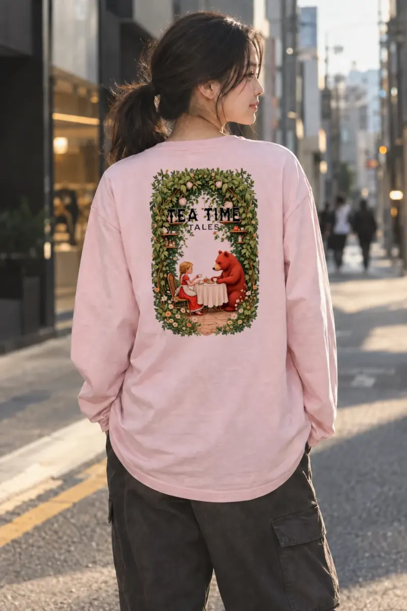 "Tea Time Tales" Unisex Longsleeve T-shirt | Gildan 2400