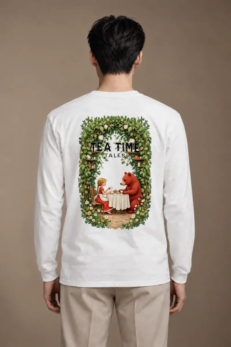 "Tea Time Tales" Unisex Longsleeve T-shirt | Gildan 2400