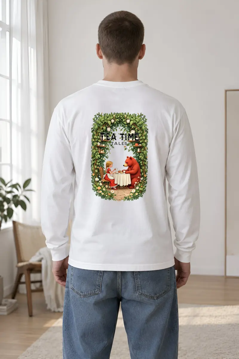 "Tea Time Tales" Unisex Longsleeve T-shirt