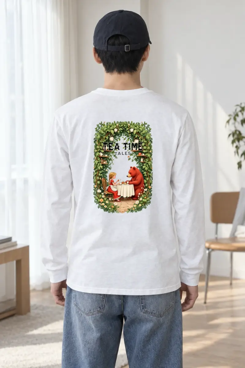 "Tea Time Tales" Unisex Longsleeve T-shirt