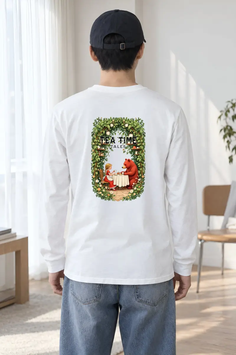 "Tea Time Tales" Unisex Longsleeve T-shirt