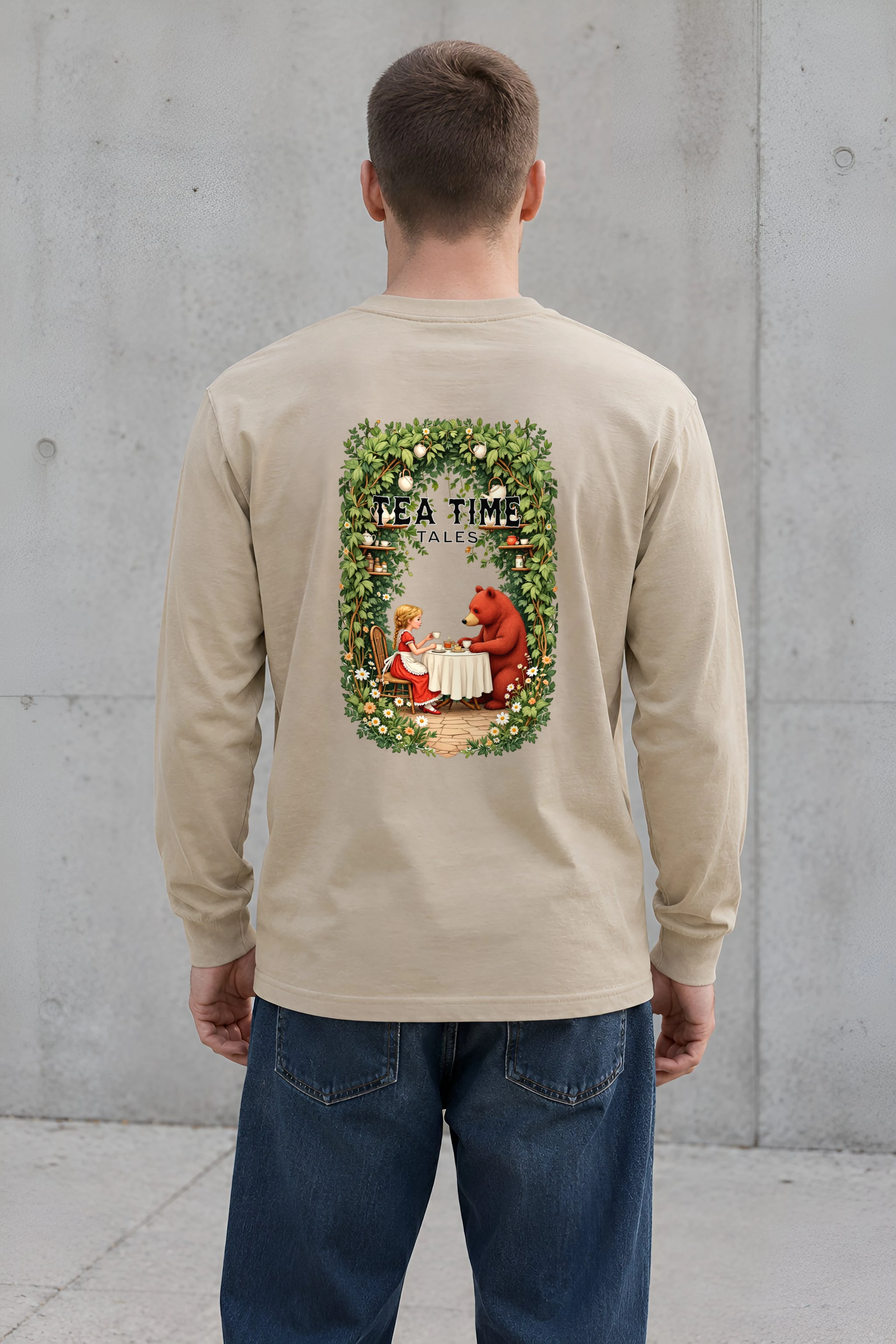 "Tea Time Tales" Unisex Longsleeve T-shirt