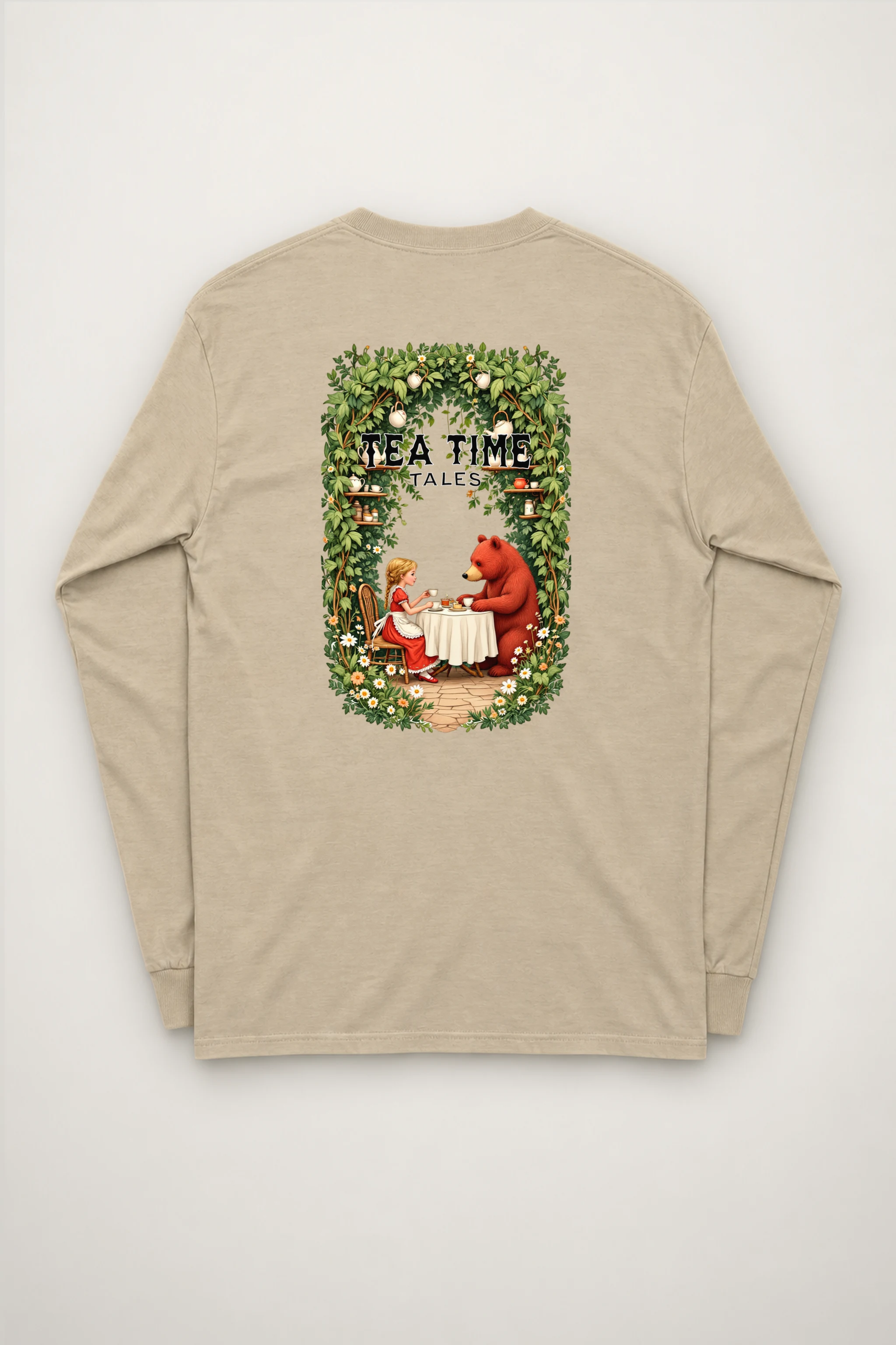 "Tea Time Tales" Unisex Longsleeve T-shirt