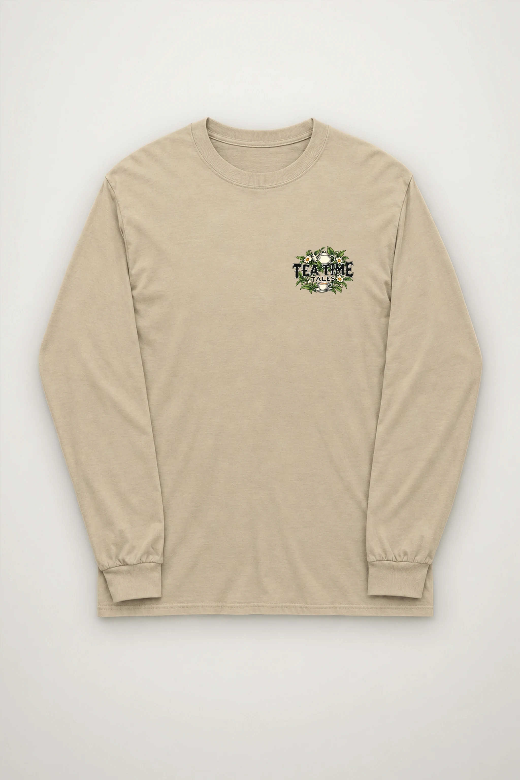 "Tea Time Tales" Unisex Longsleeve T-shirt