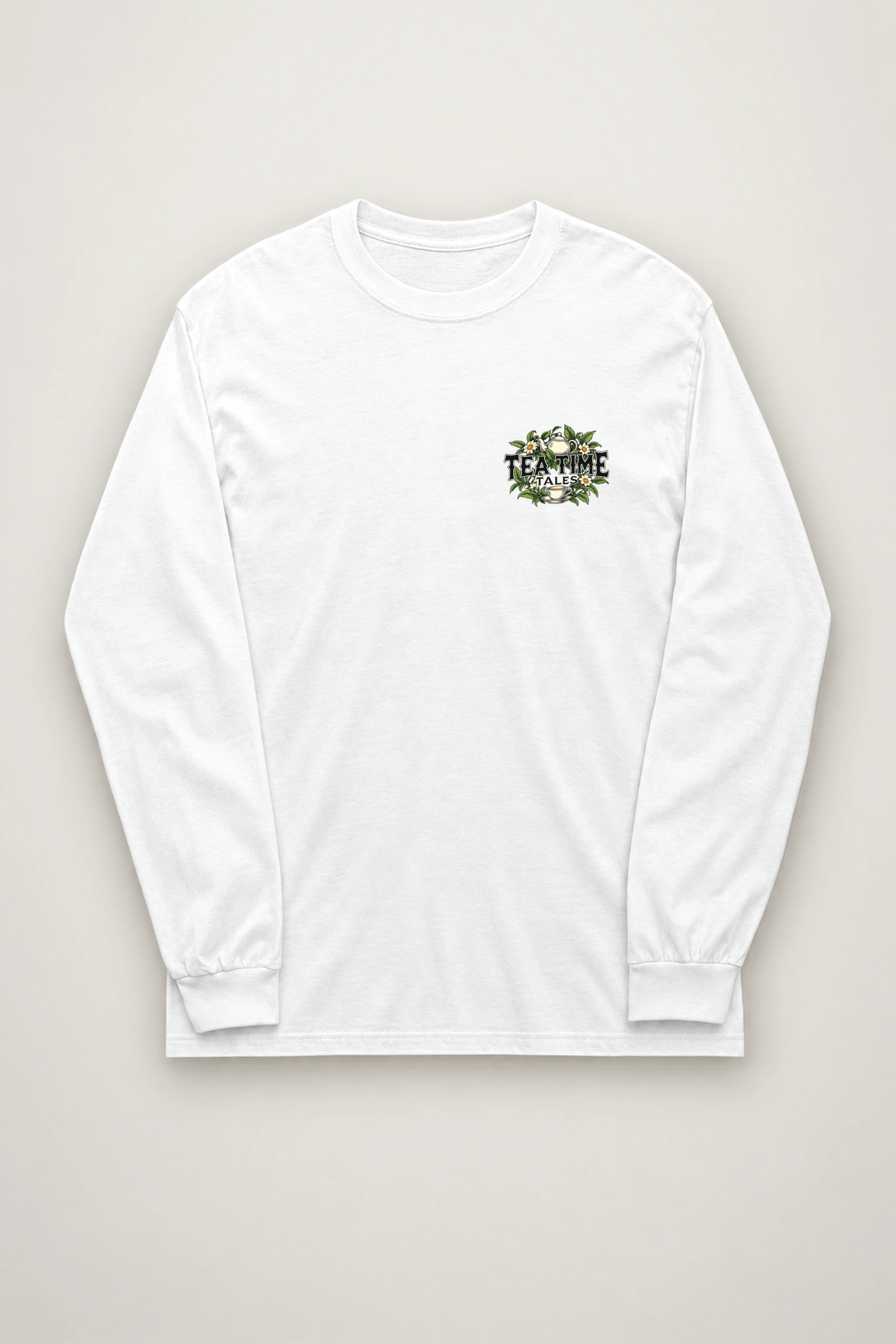 "Tea Time Tales" Unisex Longsleeve T-shirt