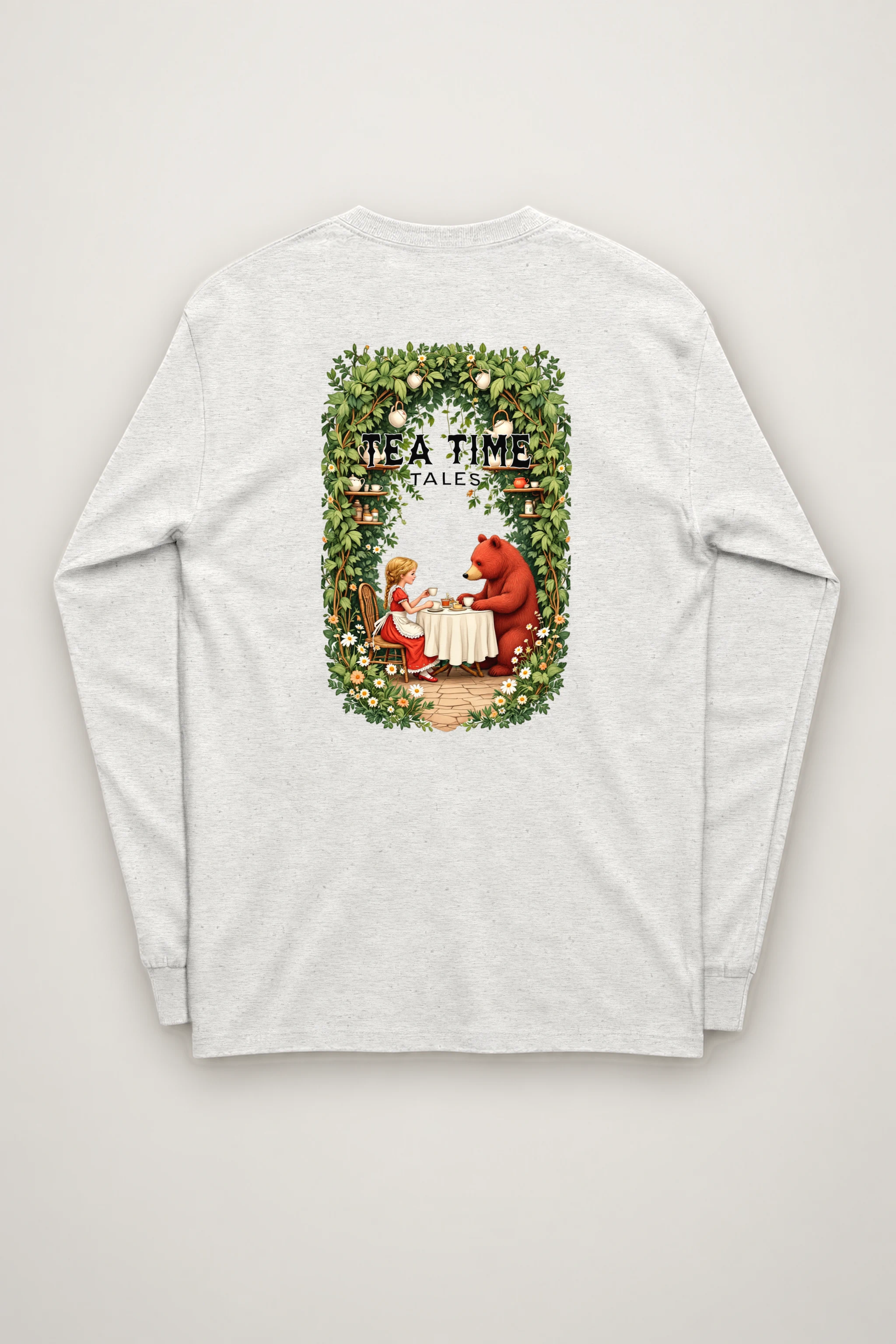 "Tea Time Tales" Unisex Longsleeve T-shirt