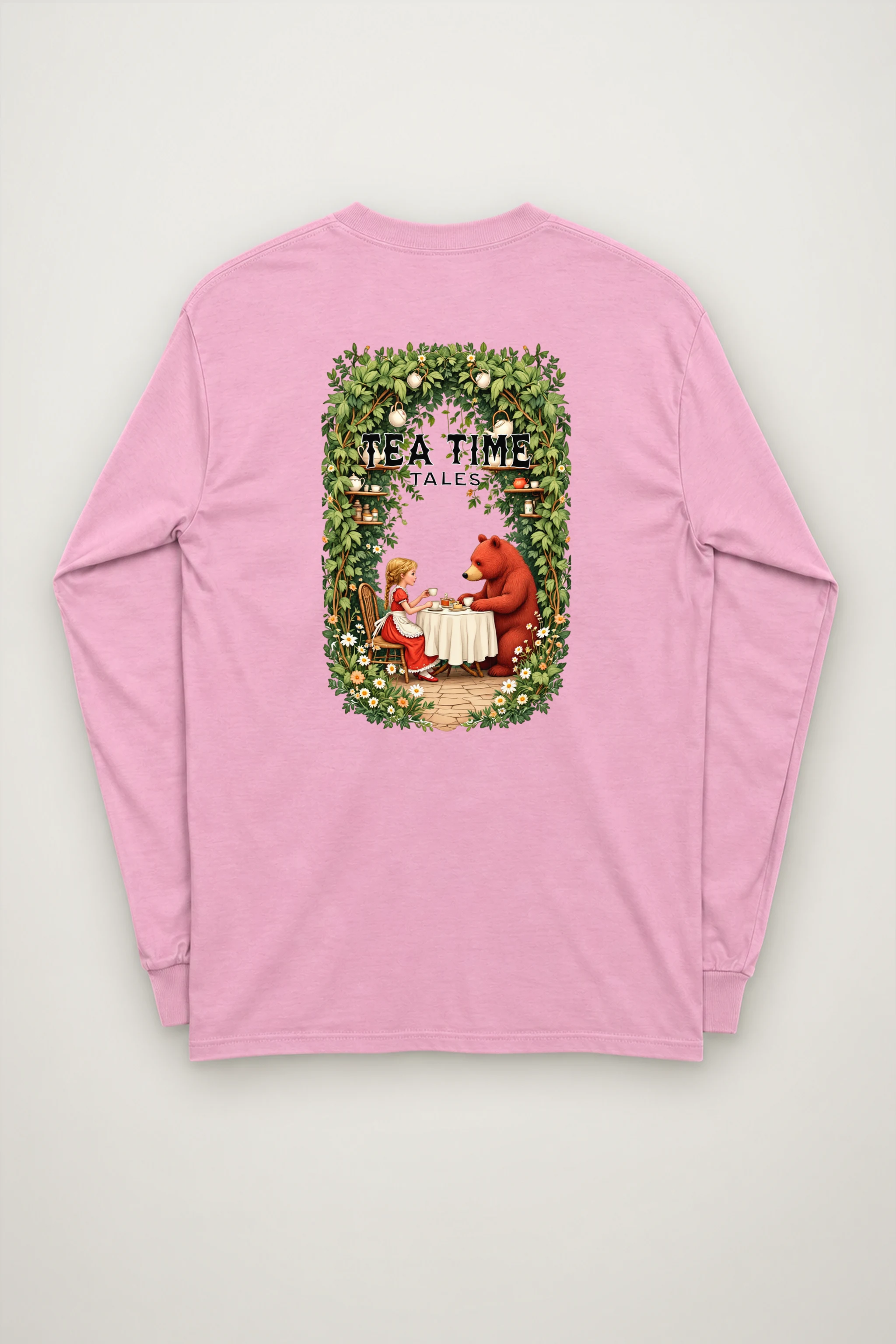 "Tea Time Tales" Unisex Longsleeve T-shirt