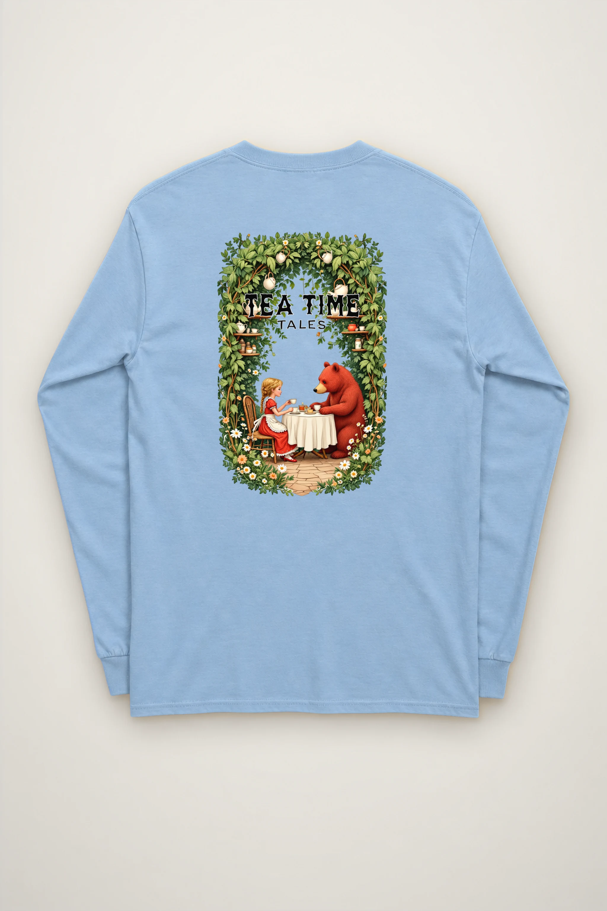 "Tea Time Tales" Unisex Longsleeve T-shirt