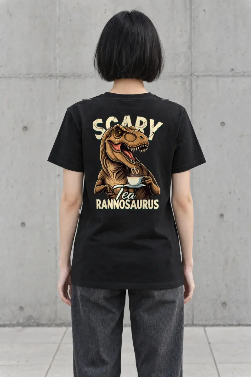 "Tea Time Tyrant" Heavyweight Unisex Crewneck T-shirt