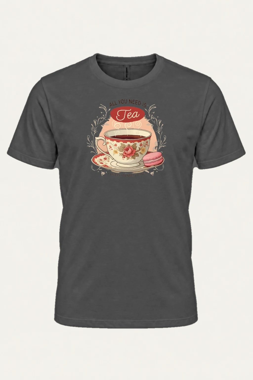 "Tea Unless Coffee" Heavyweight Unisex Crewneck T-shirt | Gildan 5000