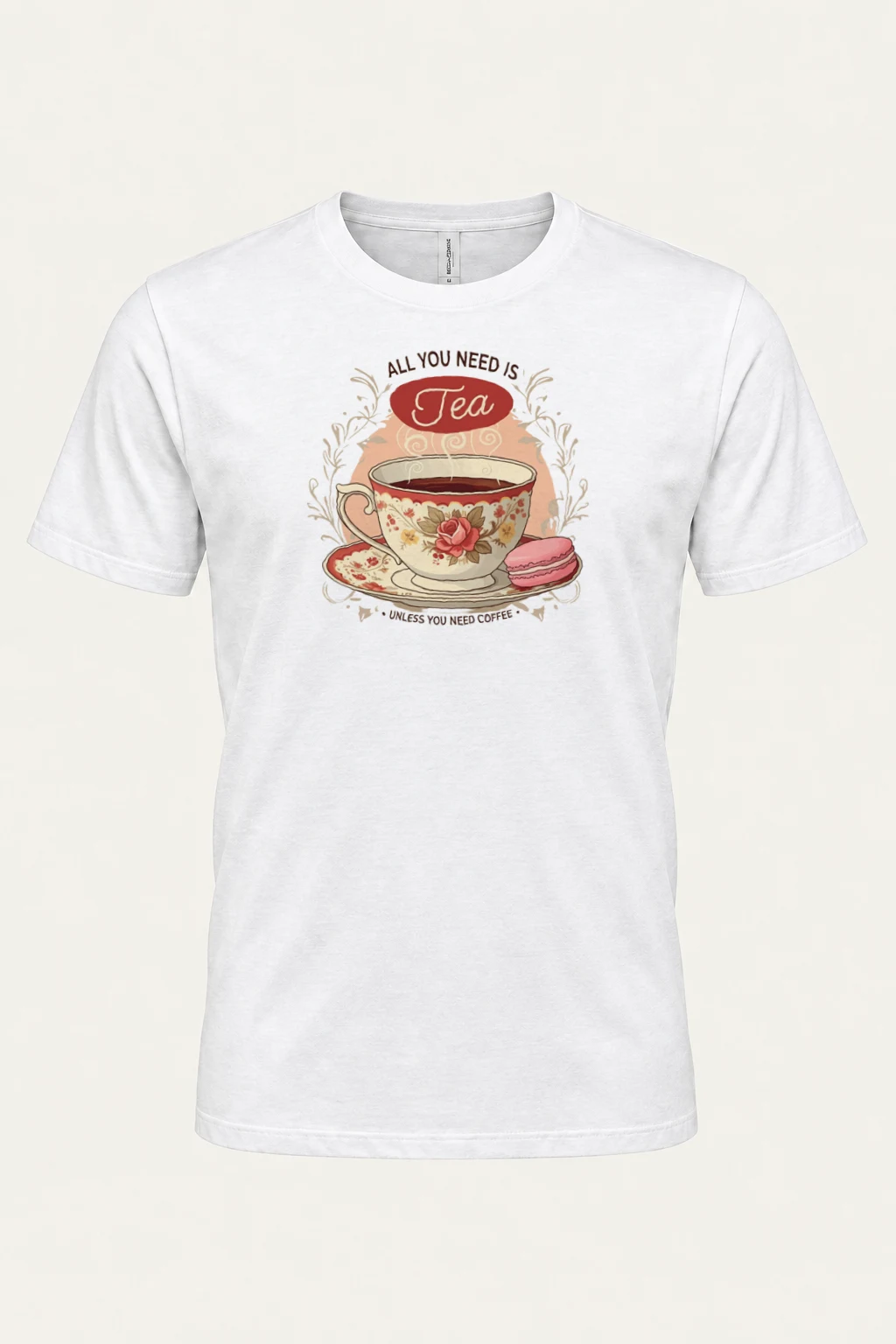 "Tea Unless Coffee" Heavyweight Unisex Crewneck T-shirt | Gildan 5000