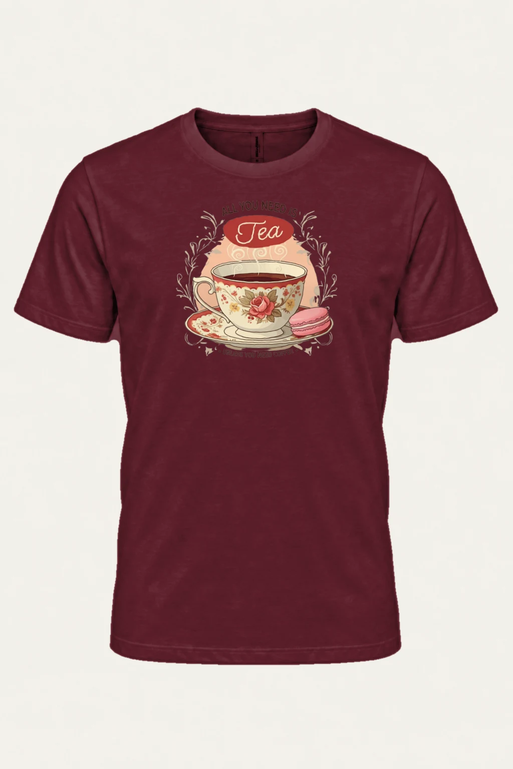 "Tea Unless Coffee" Heavyweight Unisex Crewneck T-shirt | Gildan 5000