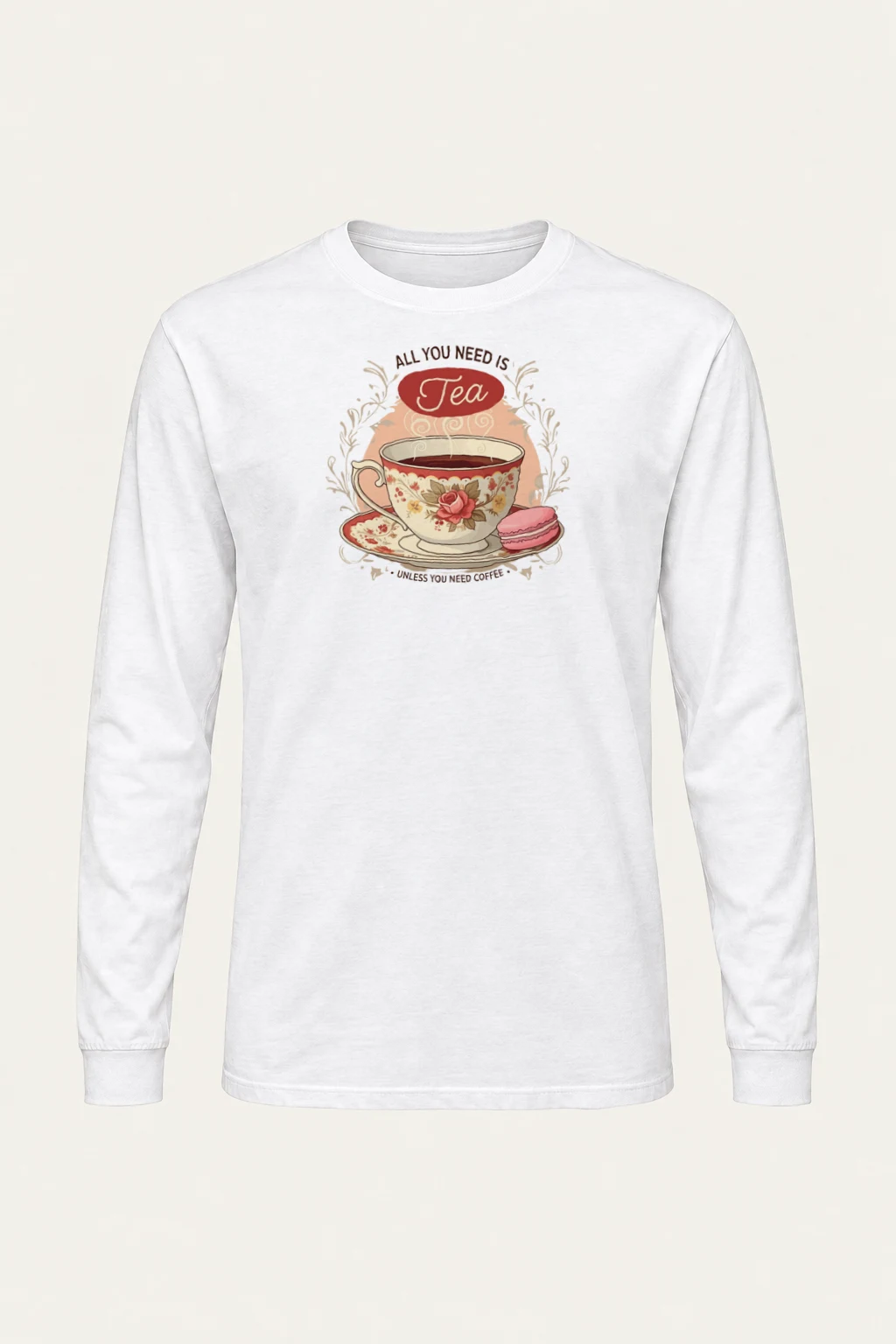 "Tea Unless Coffee" Unisex Longsleeve T-shirt | Gildan 2400