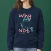 "Teal Cat Unity" Heavy Blend Unisex Crewneck Sweatshirt