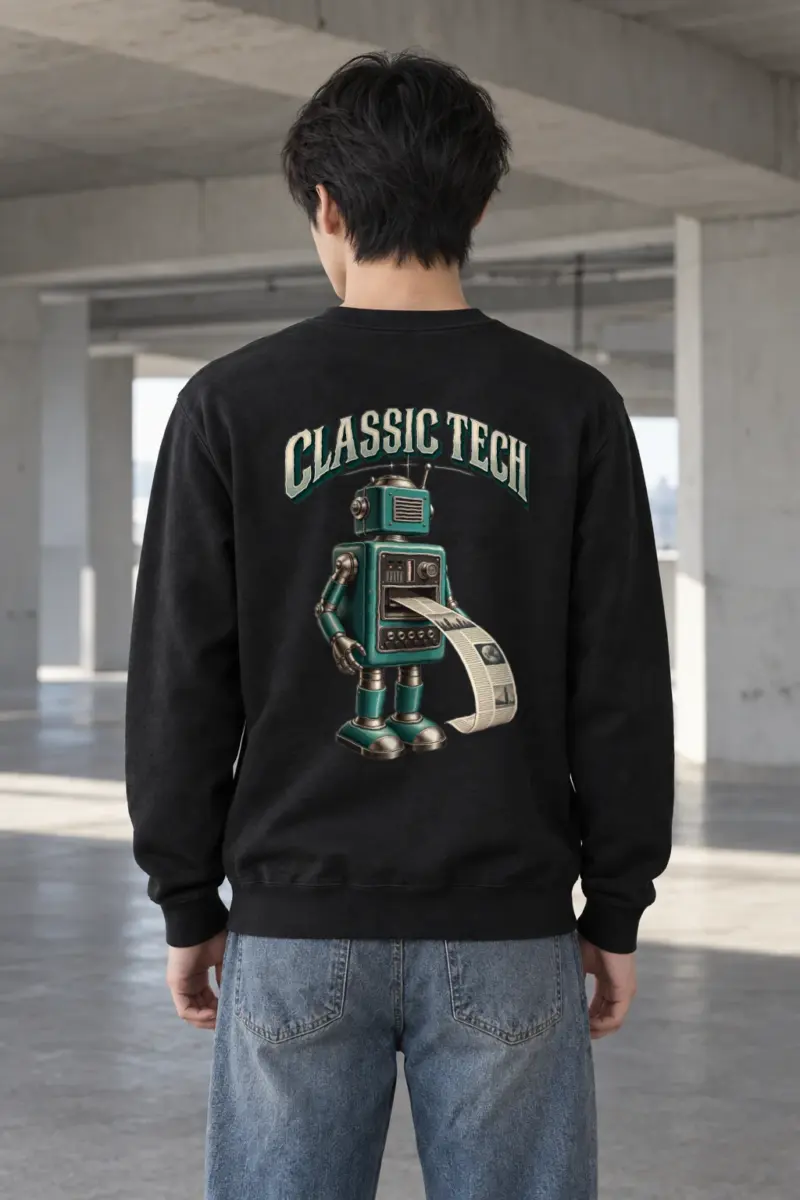 "Teal Press Bot" Heavy Blend Unisex Crewneck Sweatshirt