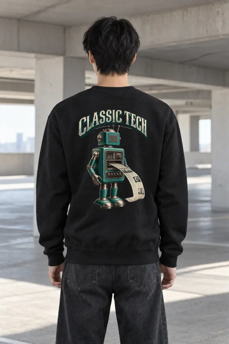 "Teal Press Bot" Heavy Blend Unisex Crewneck Sweatshirt | Gildan 18000