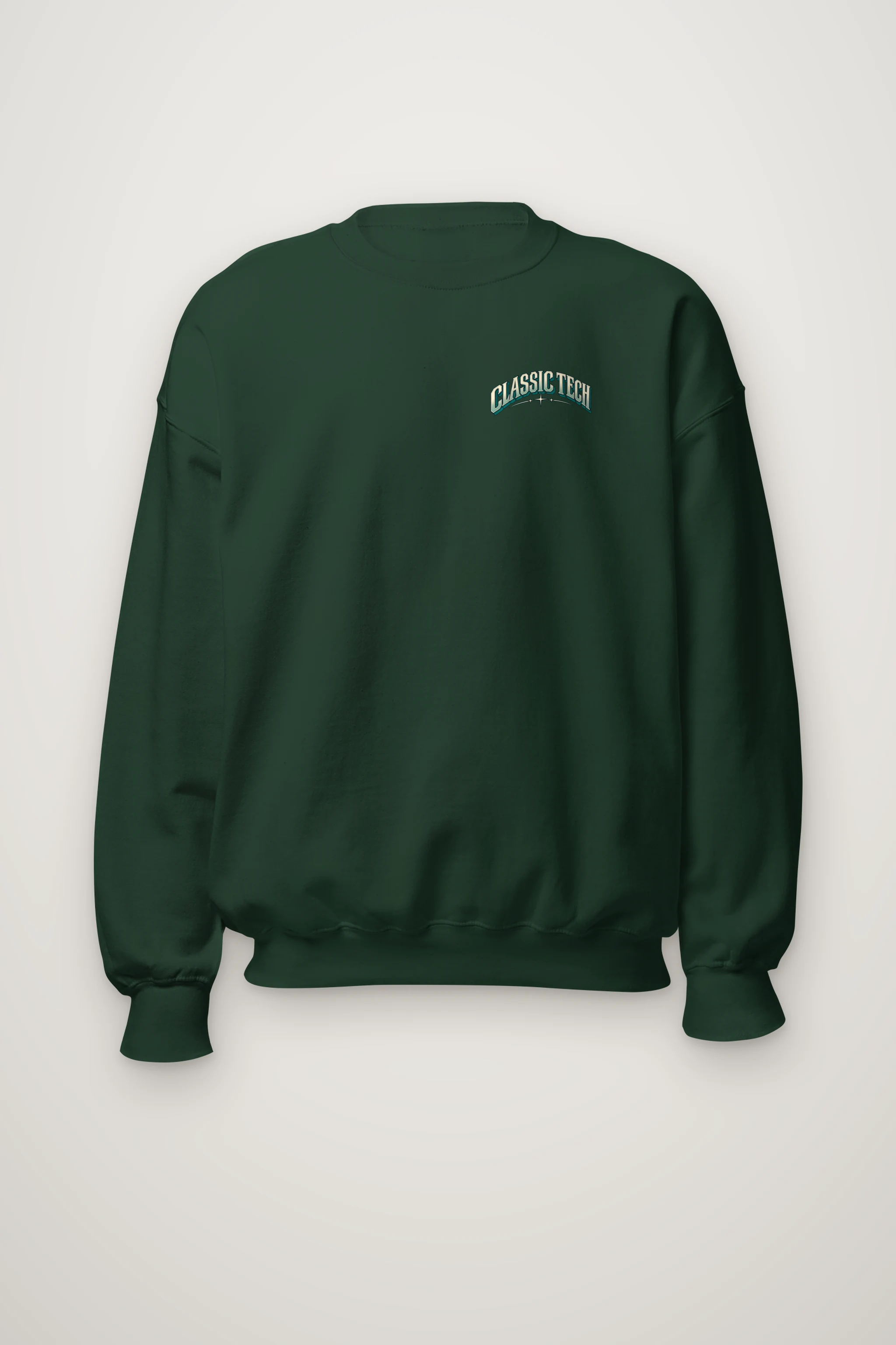 "Teal Press Bot" Heavy Blend Unisex Crewneck Sweatshirt