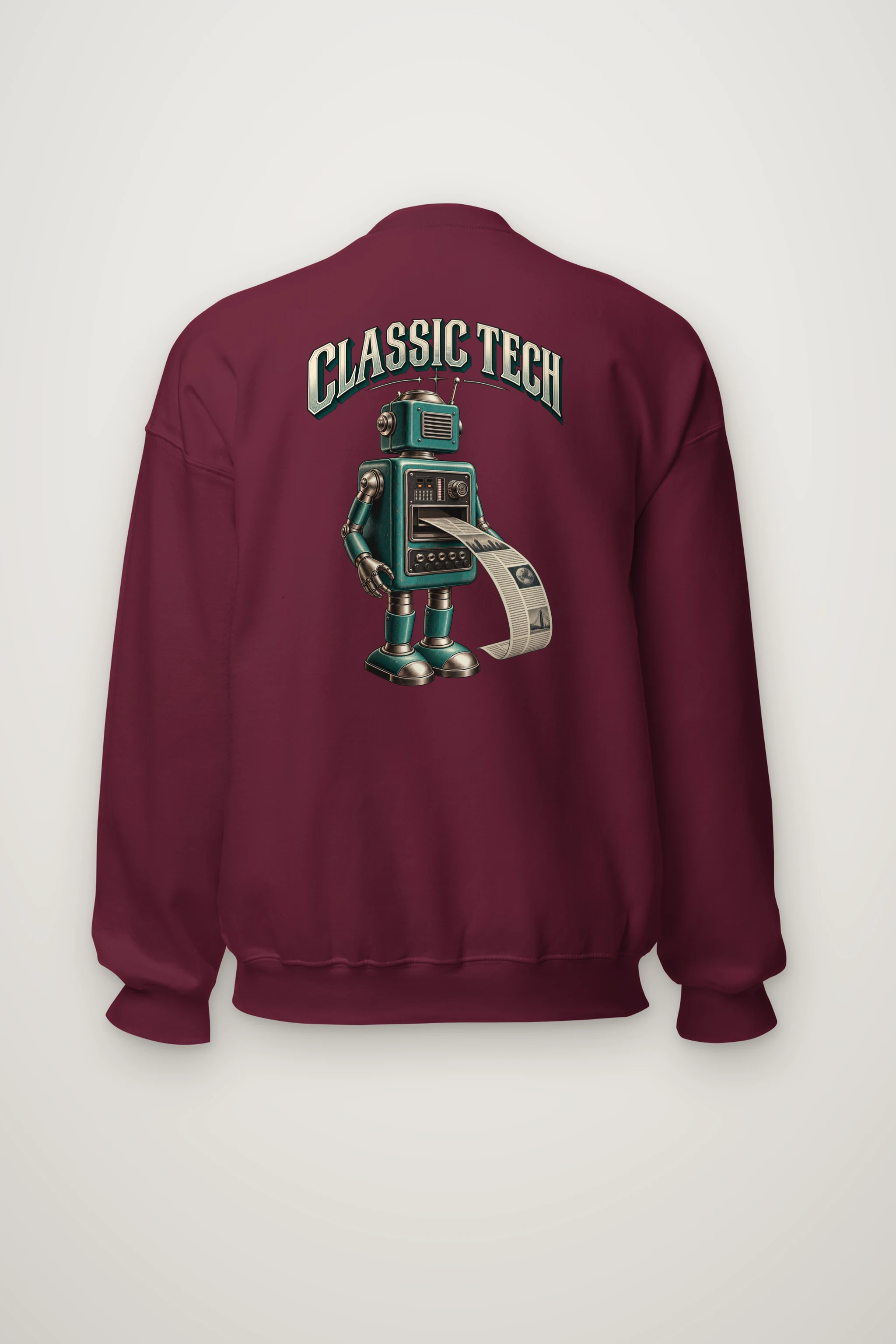 "Teal Press Bot" Heavy Blend Unisex Crewneck Sweatshirt