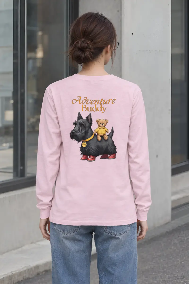 "Teddy Bear Terrier" Unisex Longsleeve T-shirt