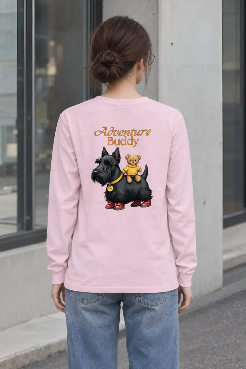 "Teddy Bear Terrier" Unisex Longsleeve T-shirt