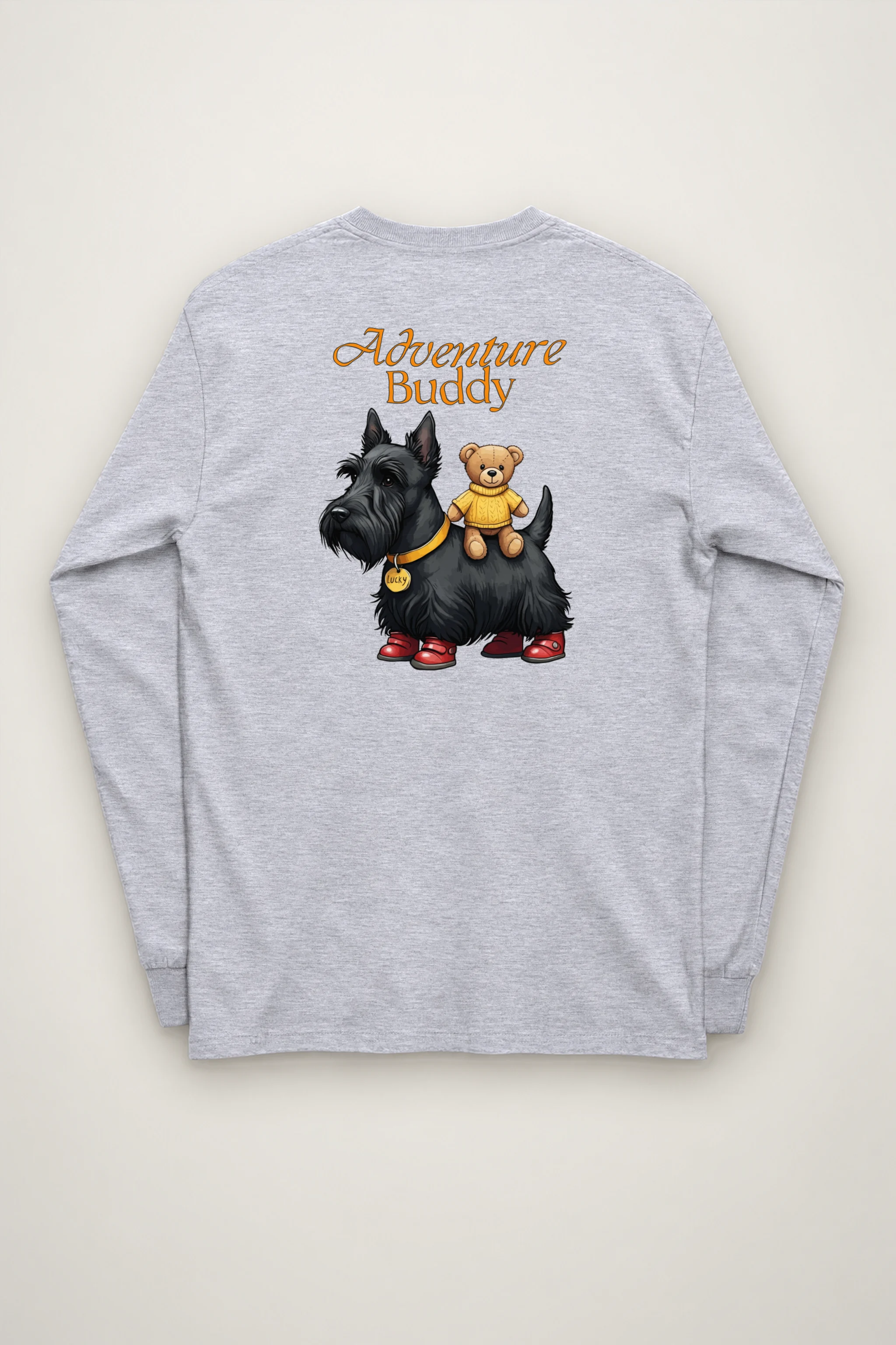 "Teddy Bear Terrier" Unisex Longsleeve T-shirt