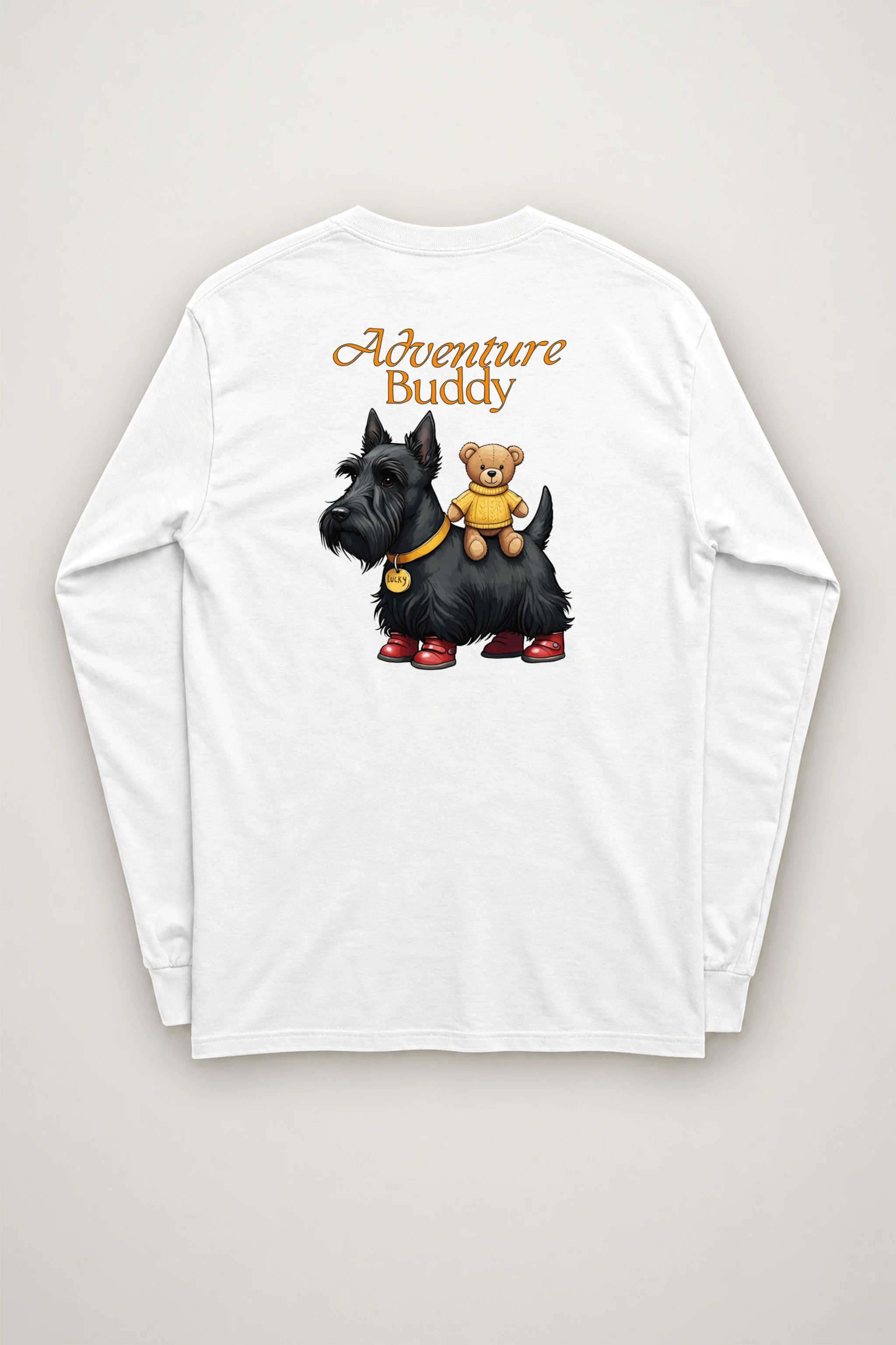 "Teddy Bear Terrier" Unisex Longsleeve T-shirt