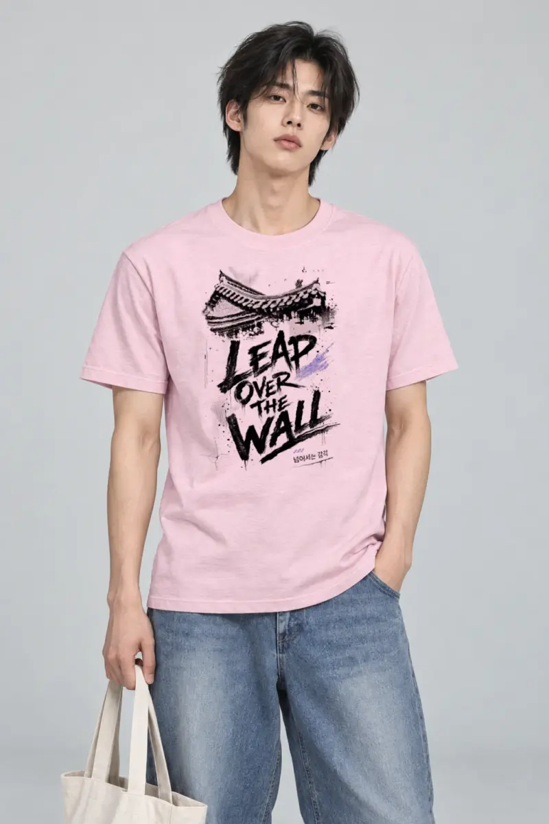 "Temple Roof Ink" Heavyweight Unisex Crewneck T-shirt