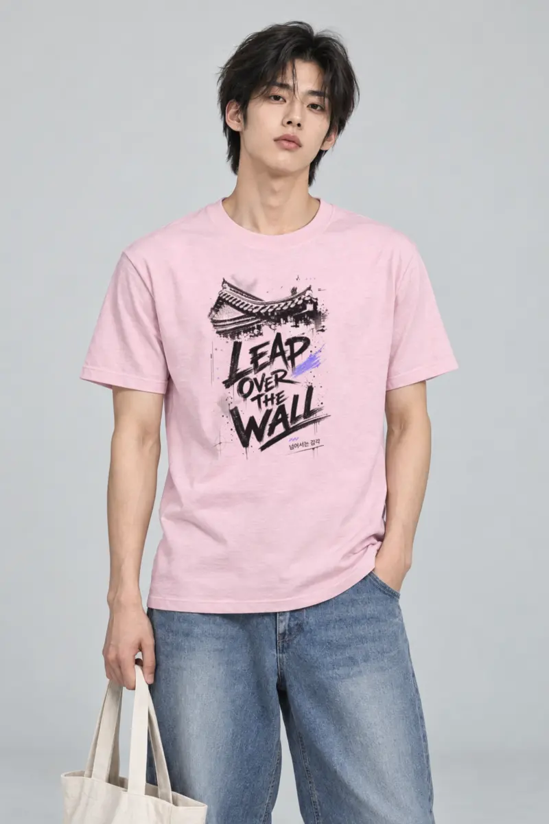 "Temple Roof Ink" Heavyweight Unisex Crewneck T-shirt
