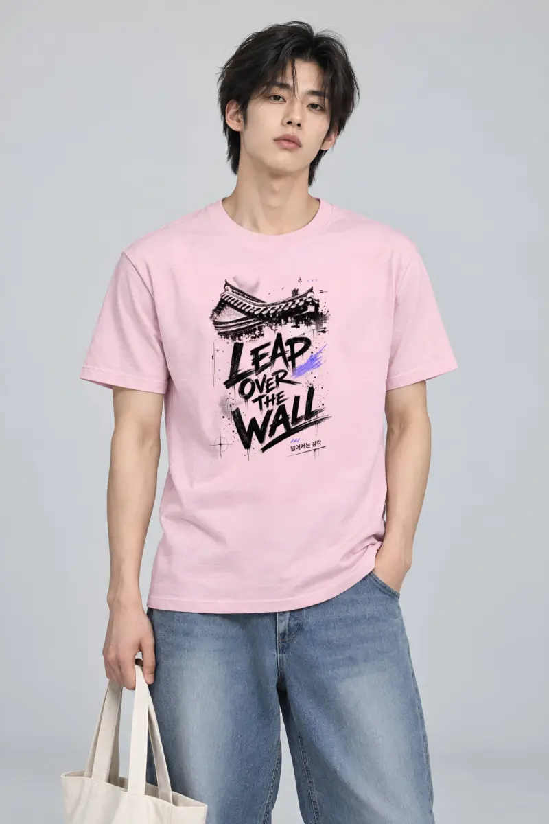 "Temple Roof Ink" Heavyweight Unisex Crewneck T-shirt